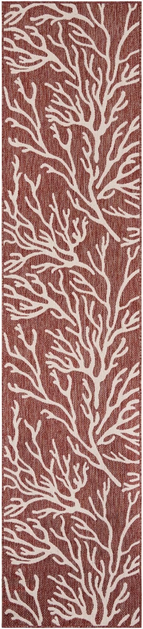 Seaside Haven Rugs Collection Area Rug -  Pebblestone Runner Rust Red  lifestyle 83