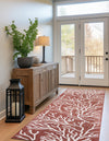 Seaside Haven Rugs Collection Area Rug -  Pebblestone Runner Rust Red  lifestyle 83