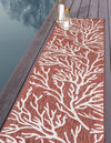Seaside Haven Rugs Collection Area Rug -  Pebblestone Runner Rust Red  lifestyle 93