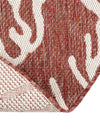 Seaside Haven Rugs Collection Area Rug -  Pebblestone Round Rust Red  lifestyle 15