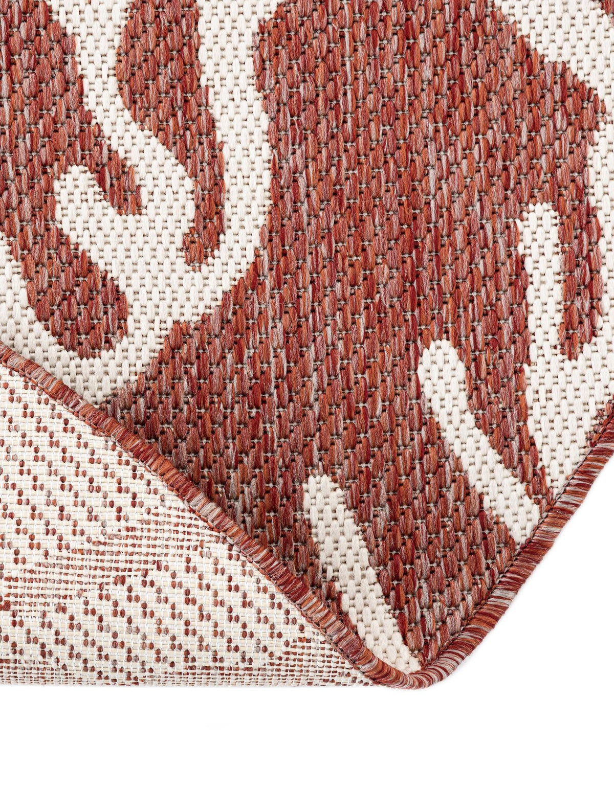 Seaside Haven Rugs Collection Area Rug -  Pebblestone Round Rust Red  lifestyle 15