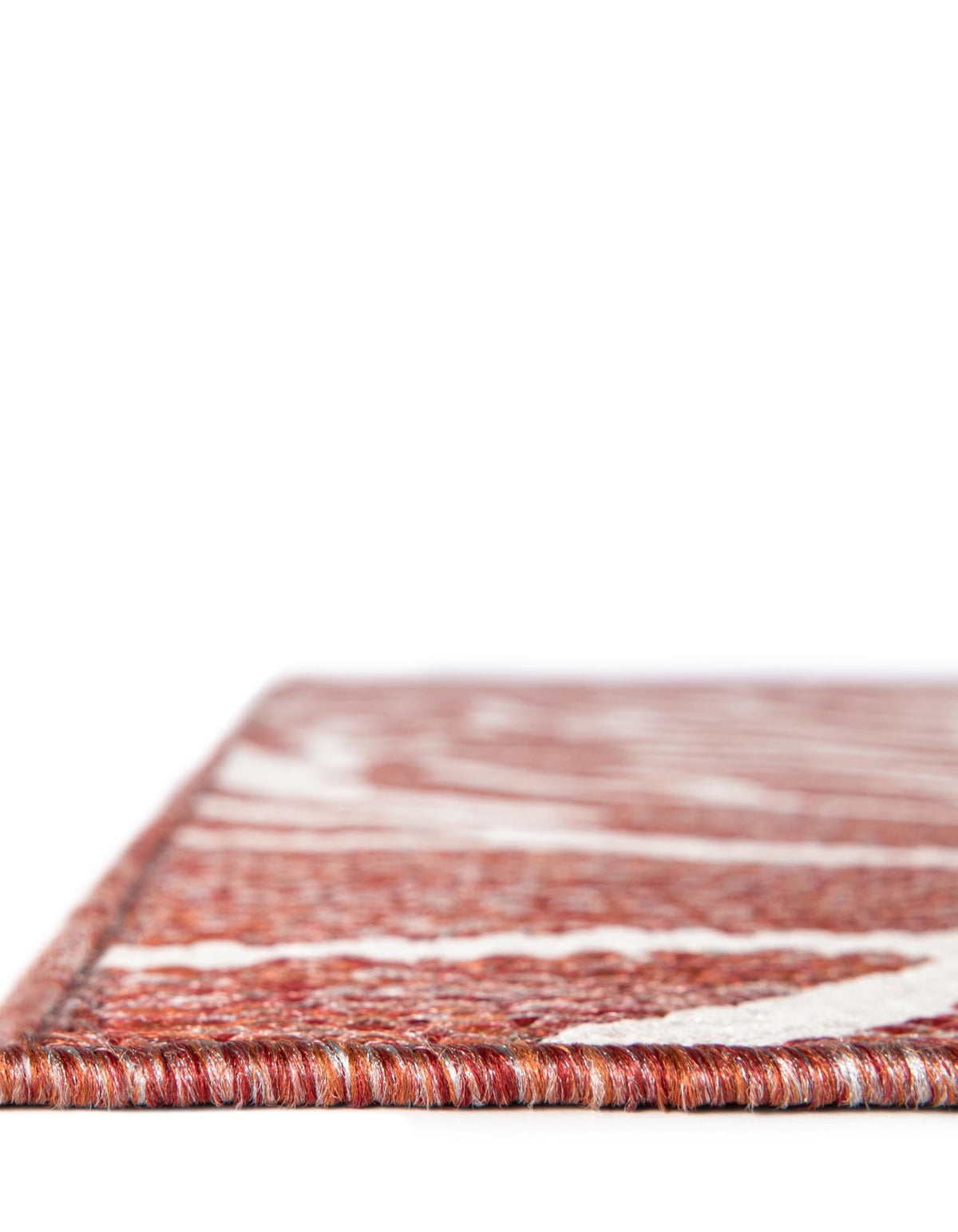 Seaside Haven Rugs Collection Area Rug -  Pebblestone Square Rust Red  lifestyle 13