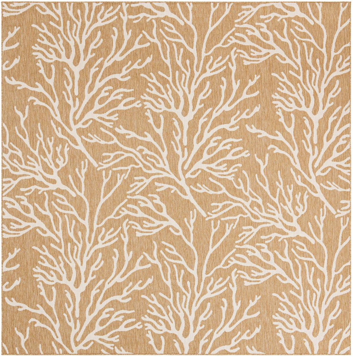 Seaside Haven Rugs Collection Area Rug -  Pebblestone Square Taupe Main