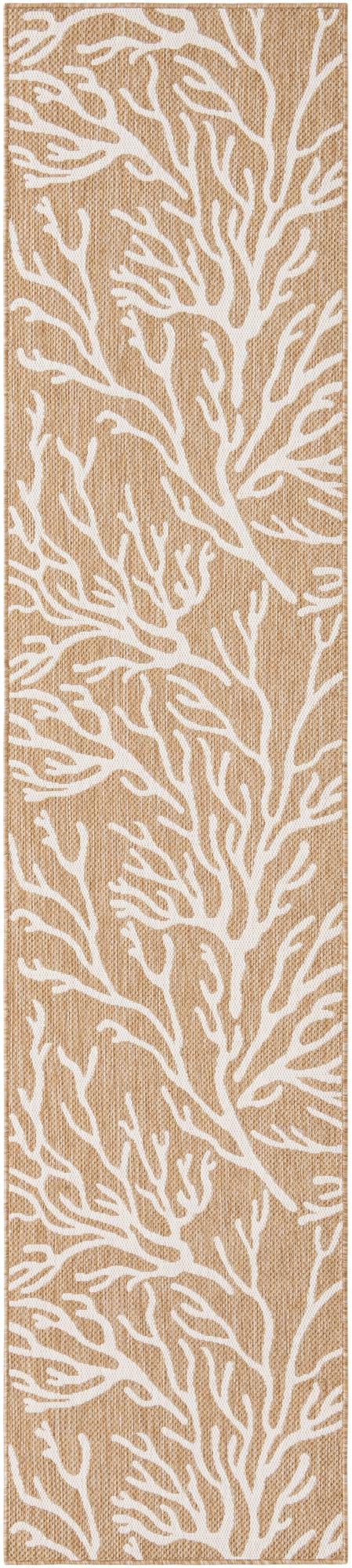 Seaside Haven Rugs Collection Area Rug -  Pebblestone Runner Taupe Main