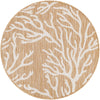 Seaside Haven Rugs Collection Area Rug -  Pebblestone Round Taupe Main