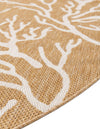 Seaside Haven Rugs Collection Area Rug -  Pebblestone Round Taupe  lifestyle 13