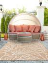 Seaside Haven Rugs Collection Area Rug -  Pebblestone Rectangle Taupe  lifestyle 3