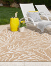 Seaside Haven Rugs Collection Area Rug -  Pebblestone Rectangle Taupe  lifestyle 5
