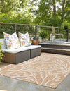 Seaside Haven Rugs Collection Area Rug -  Pebblestone Rectangle Taupe  lifestyle 7