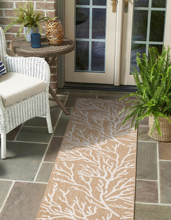 Seaside Haven Rugs Collection Area Rug -  Pebblestone Runner Taupe  lifestyle 7