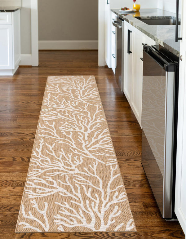 Seaside Haven Rugs Collection Area Rug -  Pebblestone Runner Taupe  lifestyle 8