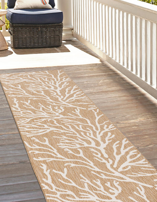 Seaside Haven Rugs Collection Area Rug -  Pebblestone Runner Taupe  lifestyle 9