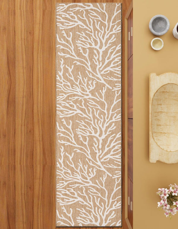 Seaside Haven Rugs Collection Area Rug -  Pebblestone Runner Taupe  lifestyle 10