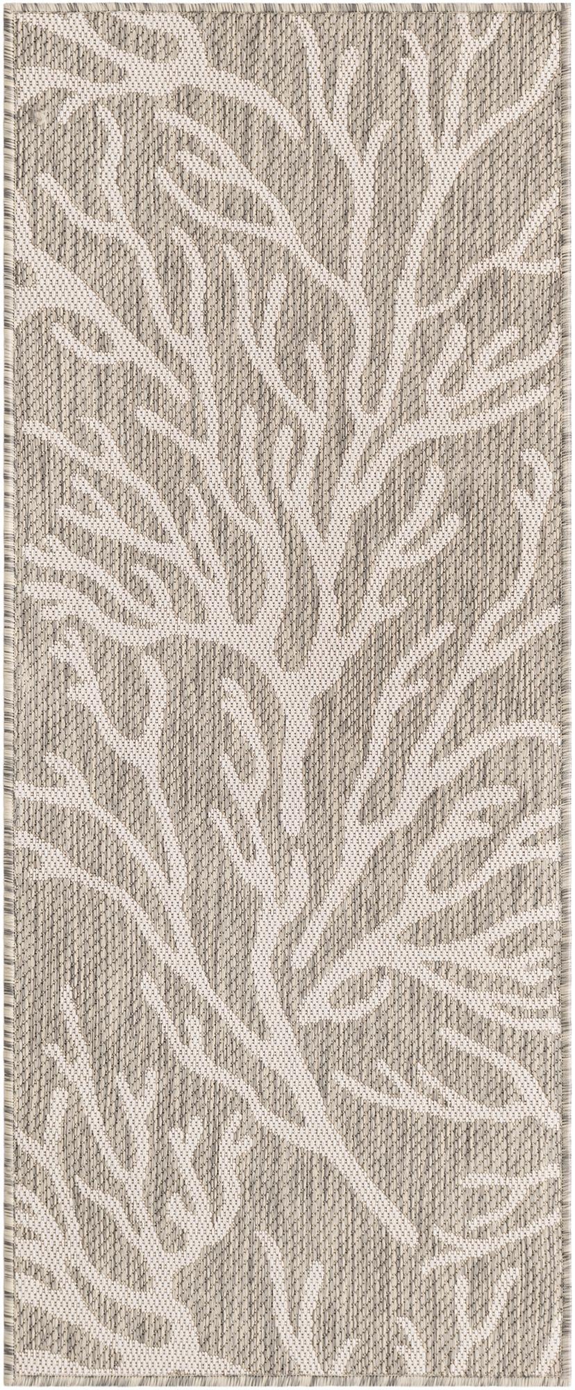 Seaside Haven Rugs Collection Area Rug -  Pebblestone Runner Gray Main
