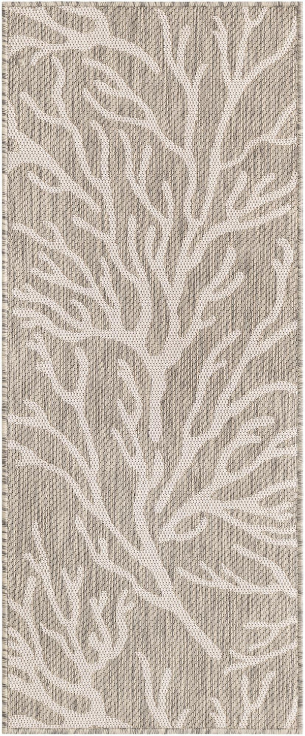 Seaside Haven Rugs Collection Area Rug -  Pebblestone Runner Gray Main