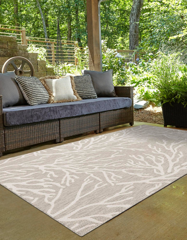 Seaside Haven Rugs Collection Area Rug -  Pebblestone Rectangle Gray  lifestyle 3