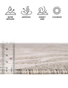 Seaside Haven Rugs Collection Area Rug -  Pebblestone Rectangle Gray  lifestyle 11