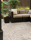 Seaside Haven Rugs Collection Area Rug -  Pebblestone Square Gray  lifestyle 74