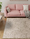 Seaside Haven Rugs Collection Area Rug -  Pebblestone Square Gray  lifestyle 85
