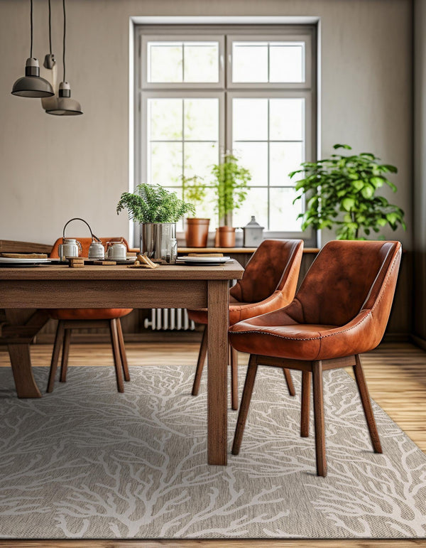 Seaside Haven Rugs Collection Area Rug -  Pebblestone Square Gray  lifestyle 151