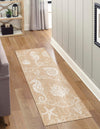 Seaside Haven Rugs Collection Area Rug -  Wavecrest Runner Taupe  lifestyle 134