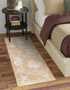 Seaside Haven Rugs Collection Area Rug -  Wavecrest Runner Taupe  lifestyle 182