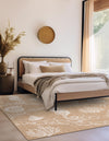 Seaside Haven Rugs Collection Area Rug -  Wavecrest Square Taupe  lifestyle 10