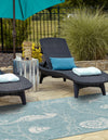Seaside Haven Rugs Collection Area Rug -  Wavecrest Rectangle Aqua  lifestyle 10