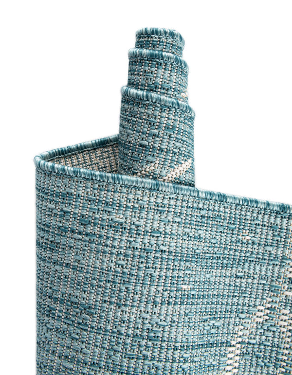Seaside Haven Rugs Collection Area Rug -  Wavecrest Rectangle Aqua  lifestyle 17
