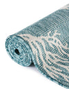 Seaside Haven Rugs Collection Area Rug -  Wavecrest Rectangle Aqua  lifestyle 18