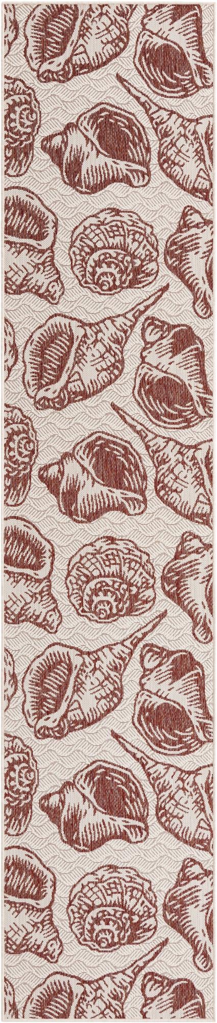 Seaside Haven Rugs Collection Area Rug -  Lighthouse Runner Ivory and Red  lifestyle 52