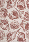 Seaside Haven Rugs Collection Area Rug -  Lighthouse (Ivory Red) Rectangle Ivory Red Main