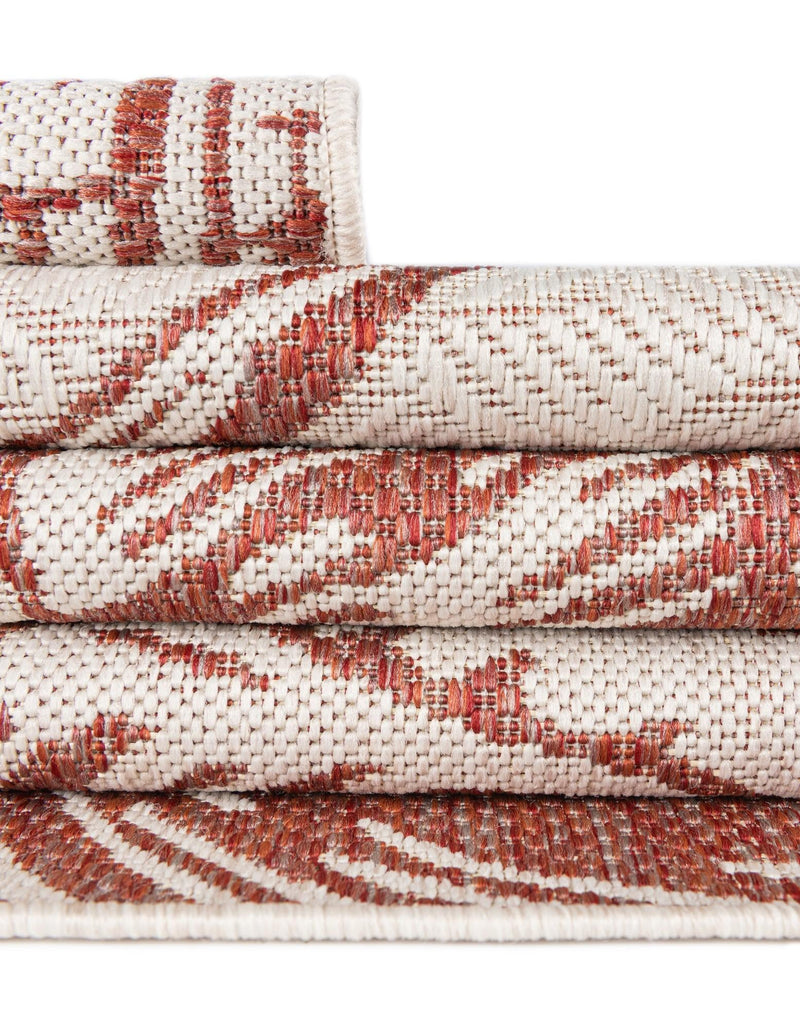 Seaside Haven Rugs Collection Area Rug -  Lighthouse Rectangle Ivory and Red  lifestyle 35