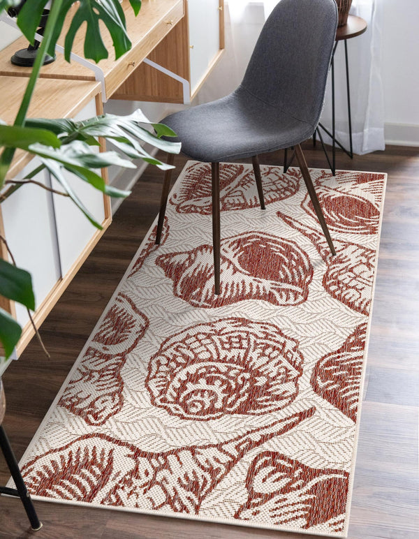 Seaside Haven Rugs Collection Area Rug -  Lighthouse (Ivory Rust Red) Runner Ivory Rust Red  lifestyle 17