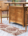 Seaside Haven Rugs Collection Area Rug -  Lighthouse (Ivory Rust Red) Runner Ivory Rust Red  lifestyle 20