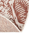 Seaside Haven Rugs Collection Area Rug -  Lighthouse (Ivory Rust Red) Round Ivory Rust Red  lifestyle 22