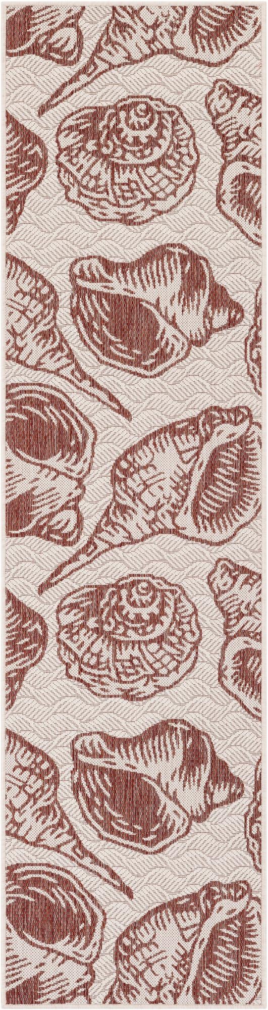 Seaside Haven Rugs Collection Area Rug -  Lighthouse Runner Rust Red and Ivory  lifestyle 54