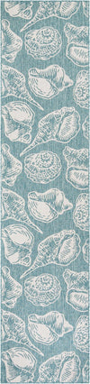 Seaside Haven Rugs Collection Area Rug -  Lighthouse Runner Aqua Blue  lifestyle 44