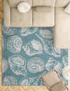 Seaside Haven Rugs Collection Area Rug -  Lighthouse (Aqua) Square Aqua  lifestyle 46