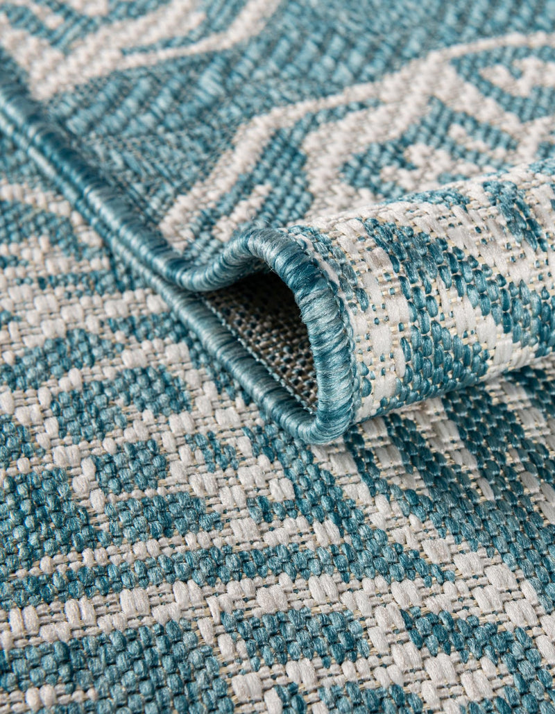 Seaside Haven Rugs Collection Area Rug -  Lighthouse (Aqua) Square Aqua  lifestyle 19