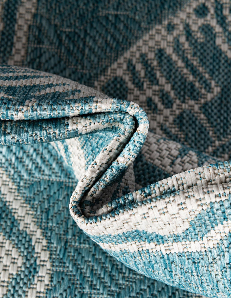 Seaside Haven Rugs Collection Area Rug -  Lighthouse (Aqua) Square Aqua  lifestyle 21