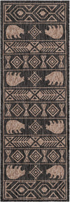 Mesa Oasis Rugs Collection Area Rug - Sundown Runner Black  lifestyle 73