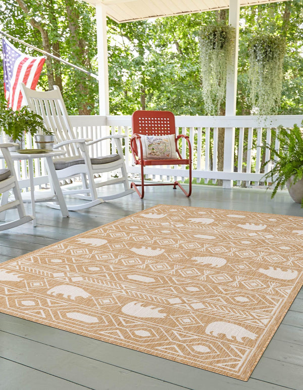 Mesa Oasis Rugs Collection Area Rug - Sundown Rectangle Taupe  lifestyle 12