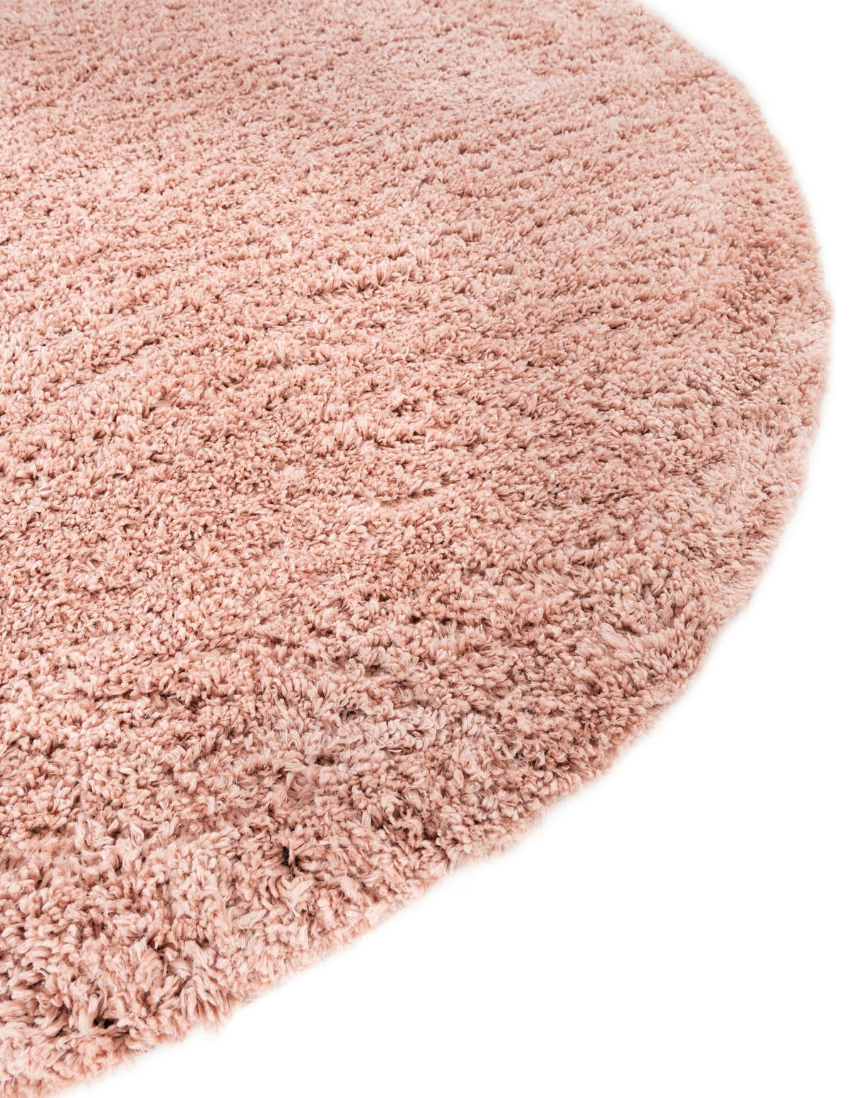 Alpine Plush Collection Area Rug - Verbier Round Pink  lifestyle 52