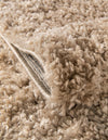 Alpine Plush Collection Area Rug - Verbier Round Beige  lifestyle 47