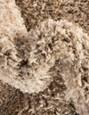 Alpine Plush Collection Area Rug - Verbier Round Beige  lifestyle 62