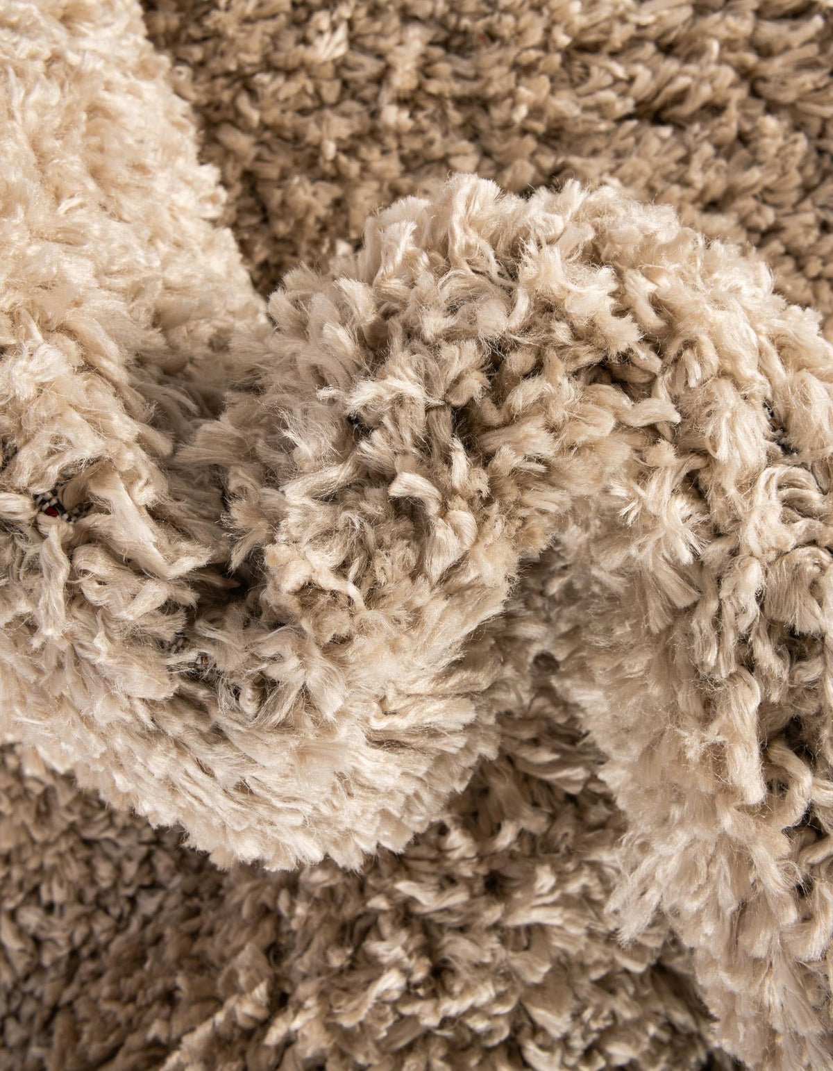 Alpine Plush Collection Area Rug - Verbier Round Beige  lifestyle 62