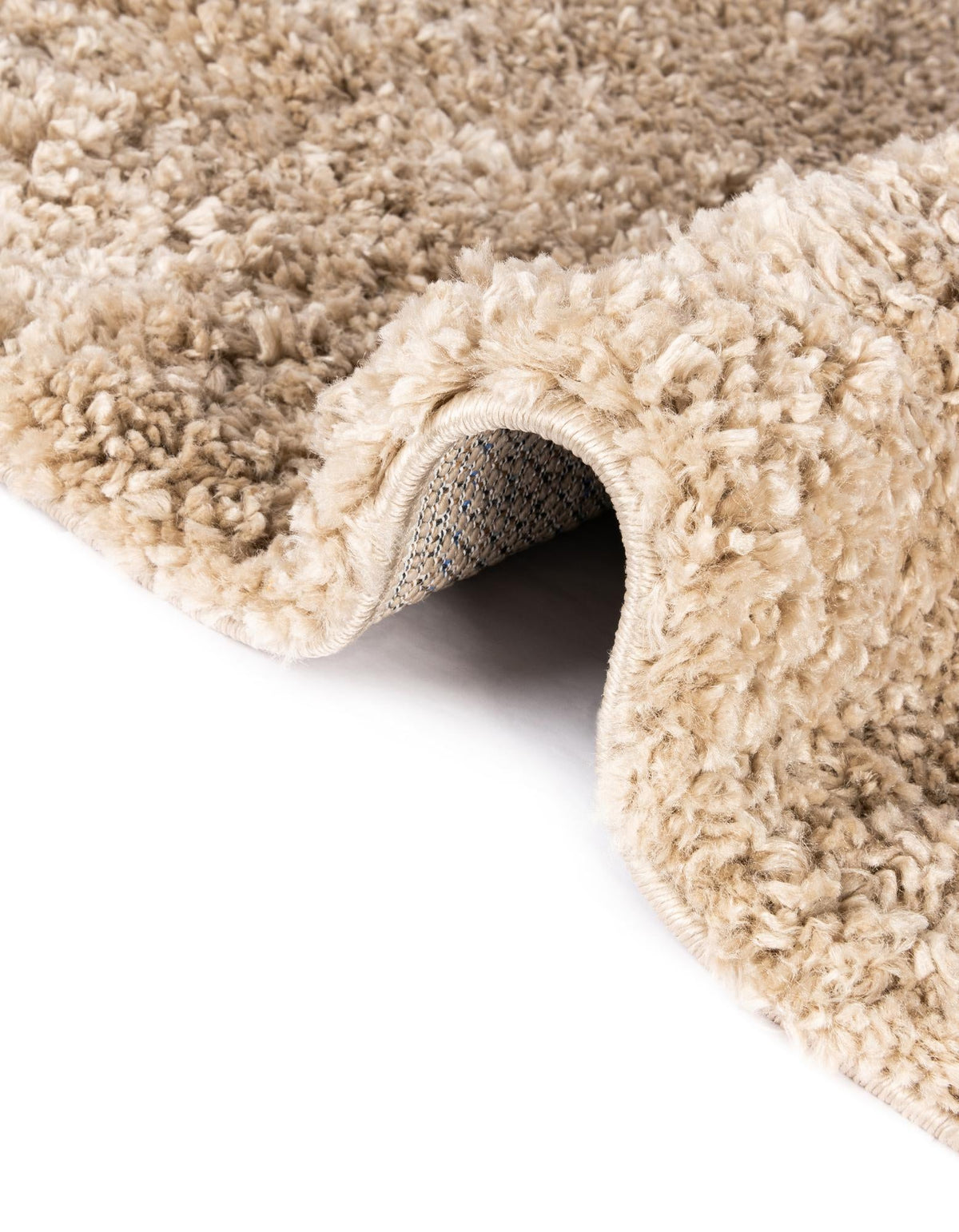 Alpine Plush Collection Area Rug - Verbier Round Beige  lifestyle 77