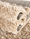 Alpine Plush Collection Area Rug - Verbier Round Beige  lifestyle 98