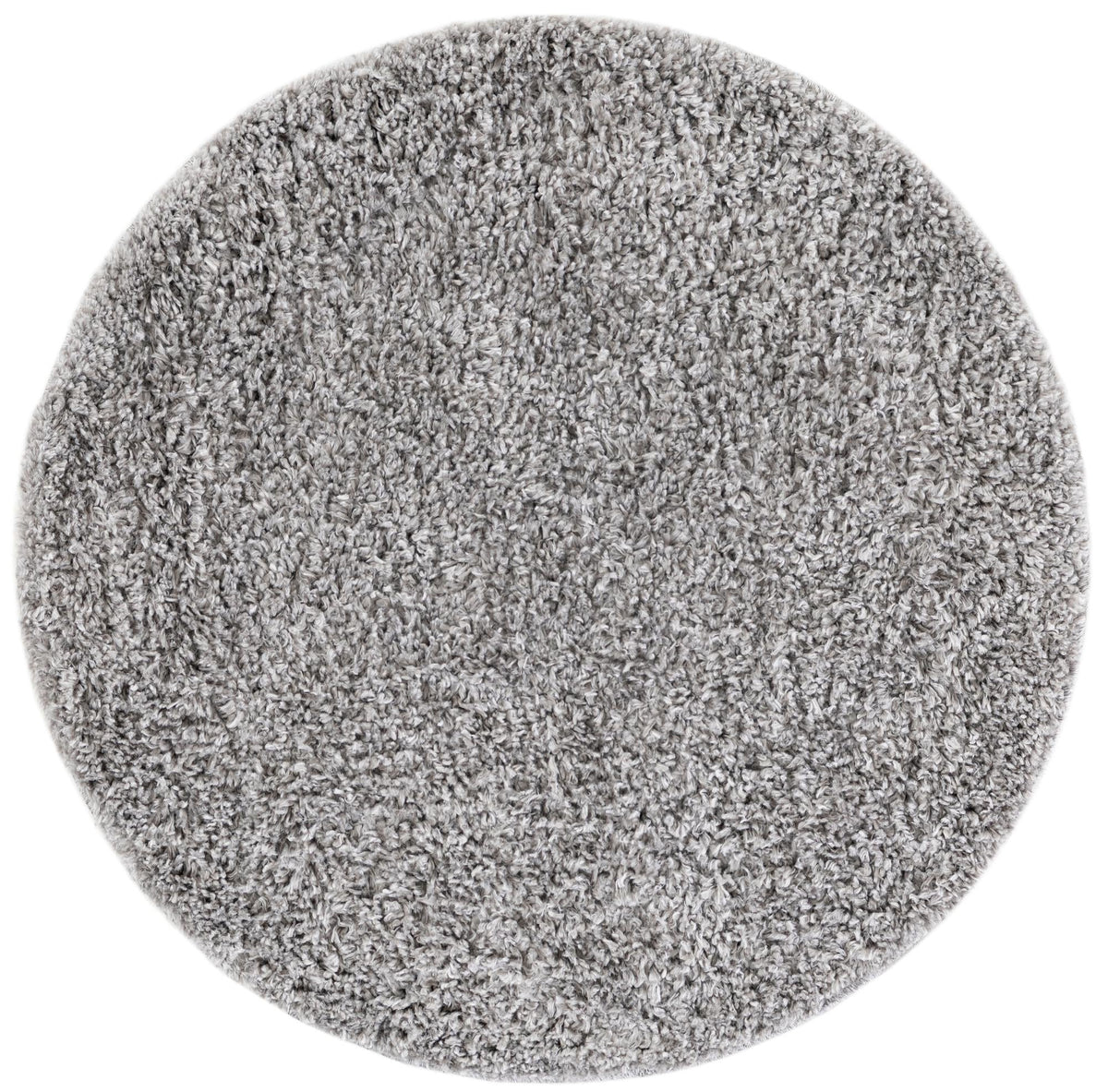 Alpine Plush Collection Area Rug - Verbier Round LGrey  lifestyle 24